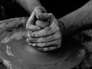 John Grueniger im Atelier John Grueniger im Atelier