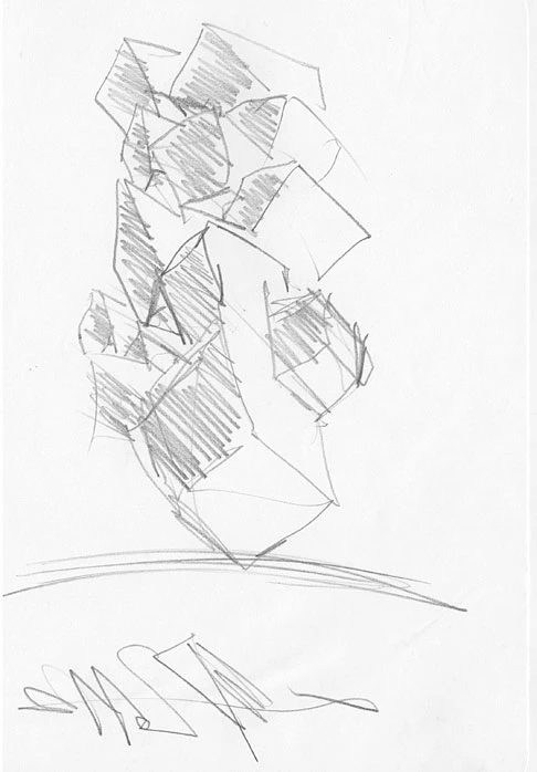 Zeichnung von Ernst J. Petras