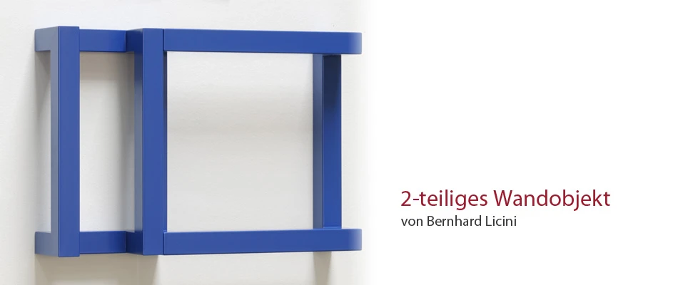 Zweiteiliges Wandobjekt von Bernhard Licini Zweiteiliges Wandobjekt von Bernhard Licini
